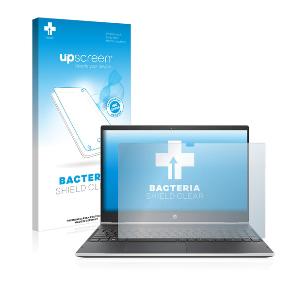 upscreen Bacteria Shield Clear Premium Antibacterial Screen Protector for HP Pavilion Convertible x360 15-dq0220ng