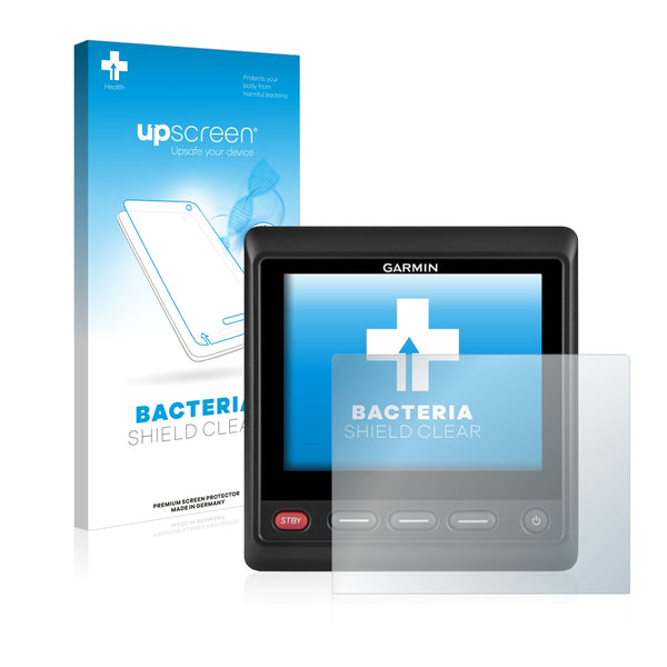 upscreen Bacteria Shield Clear Premium Antibacterial Screen Protector for Garmin GHC 20