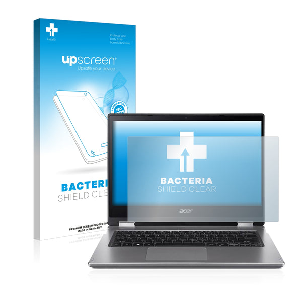 upscreen Bacteria Shield Clear Premium Antibacterial Screen Protector for Acer Spin 3 SP314-53GN
