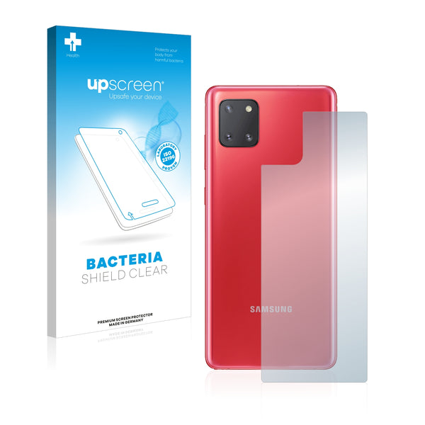 upscreen Bacteria Shield Clear Premium Antibacterial Screen Protector for Samsung Galaxy Note 10 Lite (Back)