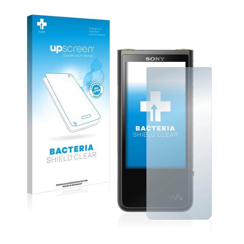 upscreen Bacteria Shield Clear Premium Antibacterial Screen Protector for Sony Walkman ZX500