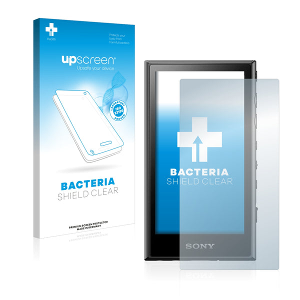 upscreen Bacteria Shield Clear Premium Antibacterial Screen Protector for Sony Walkman A100