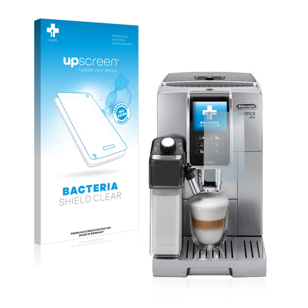 upscreen Bacteria Shield Clear Premium Antibacterial Screen Protector for DeLonghi Dinamica Plus ECAM 370.95.S