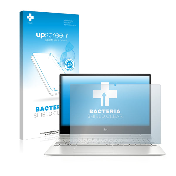 upscreen Bacteria Shield Clear Premium Antibacterial Screen Protector for HP Envy 15-dr1977nz