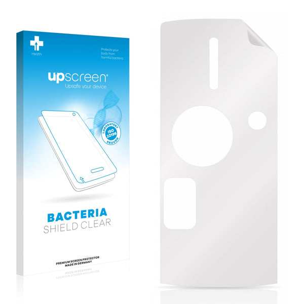 upscreen Bacteria Shield Clear Premium Antibacterial Screen Protector for Sony Ericsson K850i (Back)