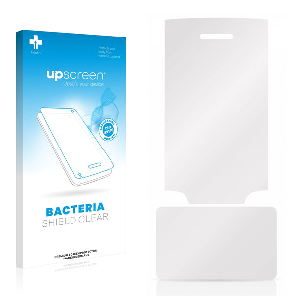 upscreen Bacteria Shield Clear Premium Antibacterial Screen Protector for Nokia 6650 fold