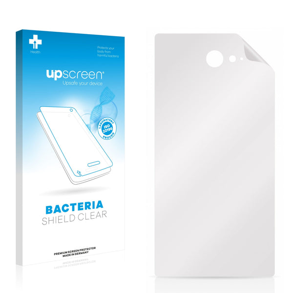 upscreen Bacteria Shield Clear Premium Antibacterial Screen Protector for Sony Xperia M2 Aqua D2406 (Back)