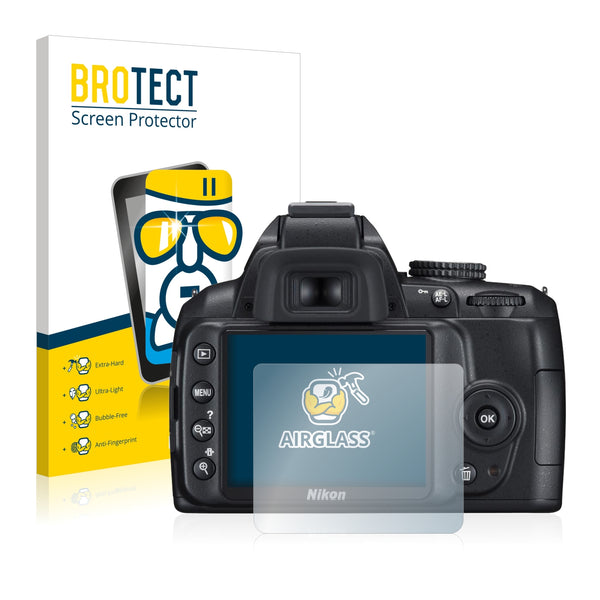 BROTECT AirGlass Glass Screen Protector for Nikon D3000