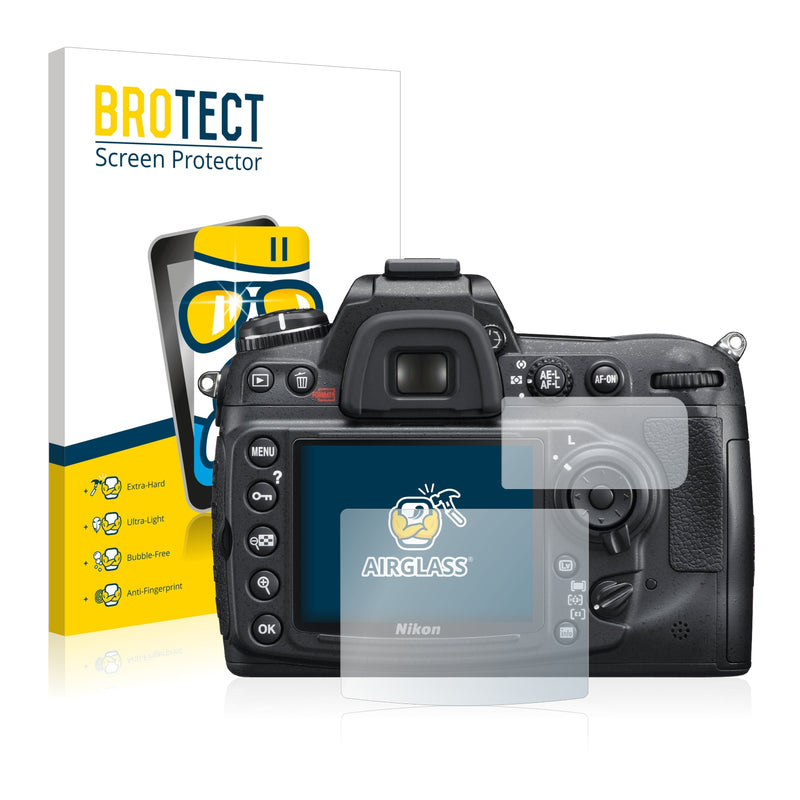 BROTECT AirGlass Glass Screen Protector for Nikon D300S