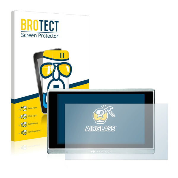 BROTECT AirGlass Glass Screen Protector for Navigon 8410