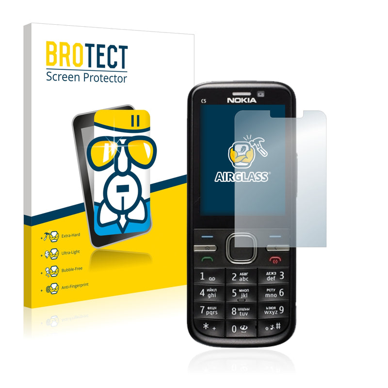 BROTECT AirGlass Glass Screen Protector for Nokia C5-00