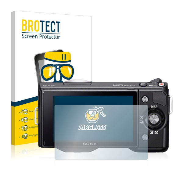 BROTECT AirGlass Glass Screen Protector for Sony Alpha NEX-5
