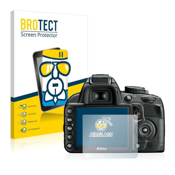 BROTECT AirGlass Glass Screen Protector for Nikon D3100