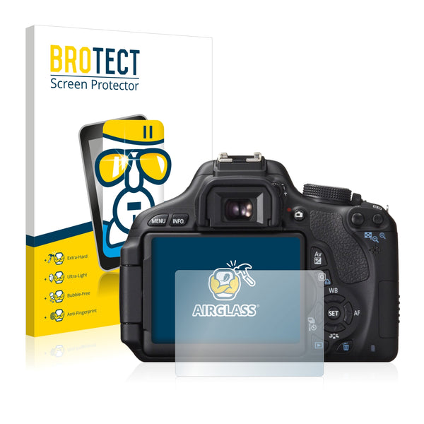 BROTECT AirGlass Glass Screen Protector for Canon EOS 600D