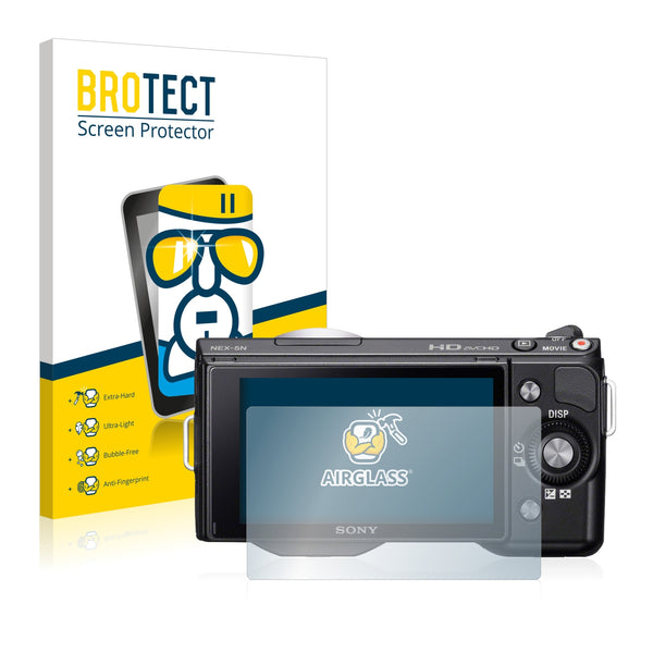 BROTECT AirGlass Glass Screen Protector for Sony Alpha NEX-5N