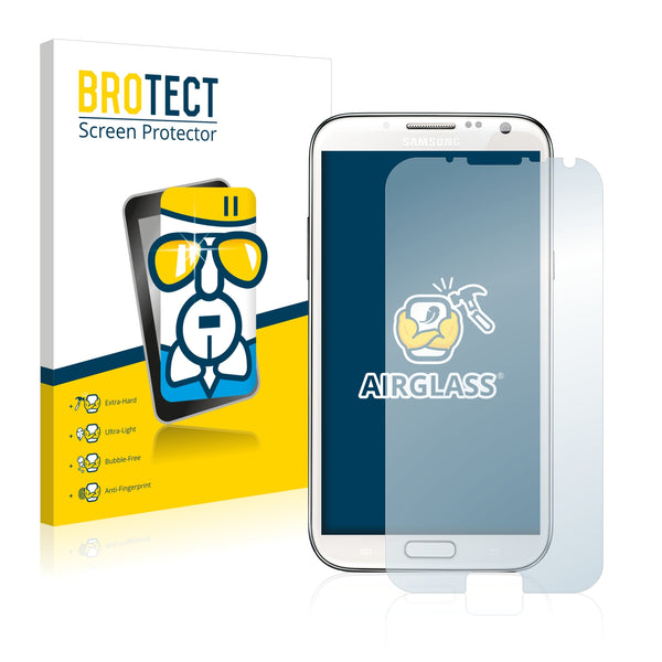 BROTECT AirGlass Glass Screen Protector for Samsung Galaxy Note 2 II N7105