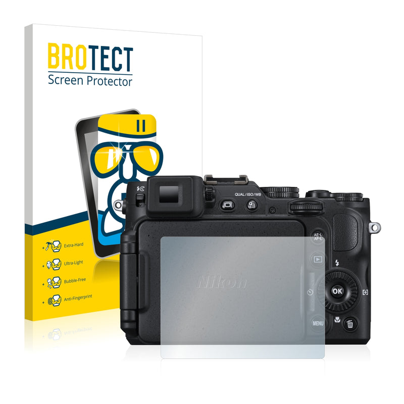 BROTECT AirGlass Glass Screen Protector for Nikon Coolpix P7700