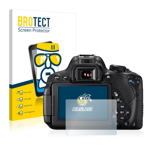 BROTECT AirGlass Glass Screen Protector for Canon EOS 700D
