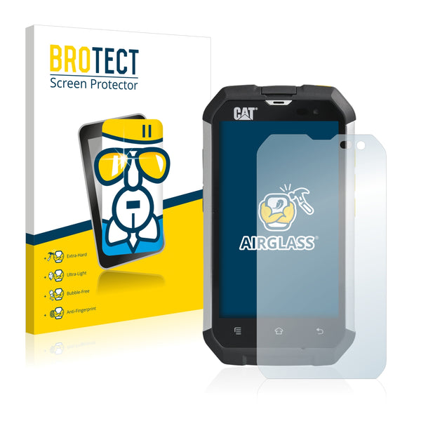 BROTECT AirGlass Glass Screen Protector for Caterpillar Cat B15