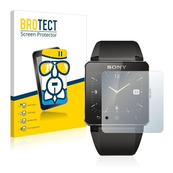 BROTECT AirGlass Glass Screen Protector for Sony Smartwatch 2