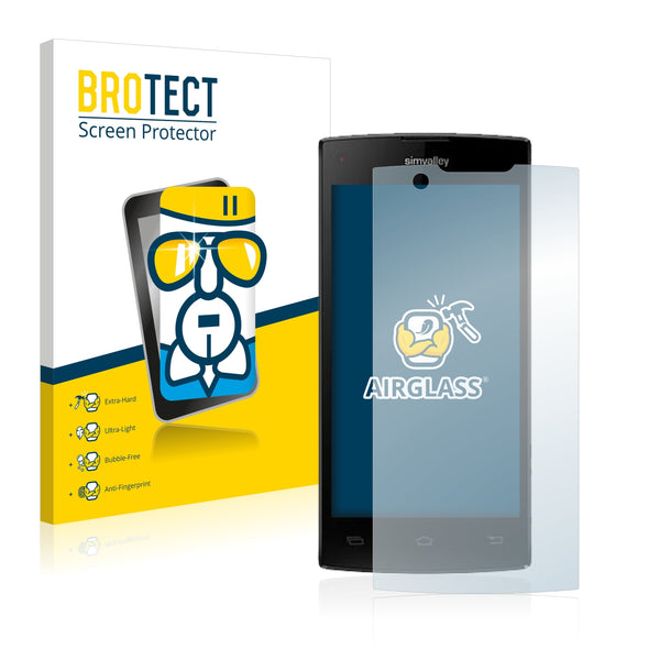 BROTECT AirGlass Glass Screen Protector for Simvalley Mobile SP-2X.slim