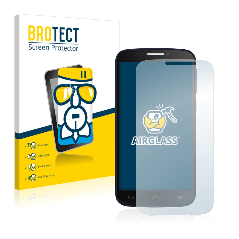 BROTECT AirGlass Glass Screen Protector for Alcatel One Touch Pop C7 7040F