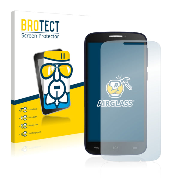 BROTECT AirGlass Glass Screen Protector for Alcatel One Touch Pop C7 7041D