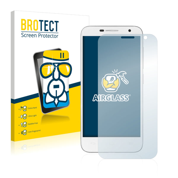 BROTECT AirGlass Glass Screen Protector for Alcatel One Touch Idol 2 Mini 6016E