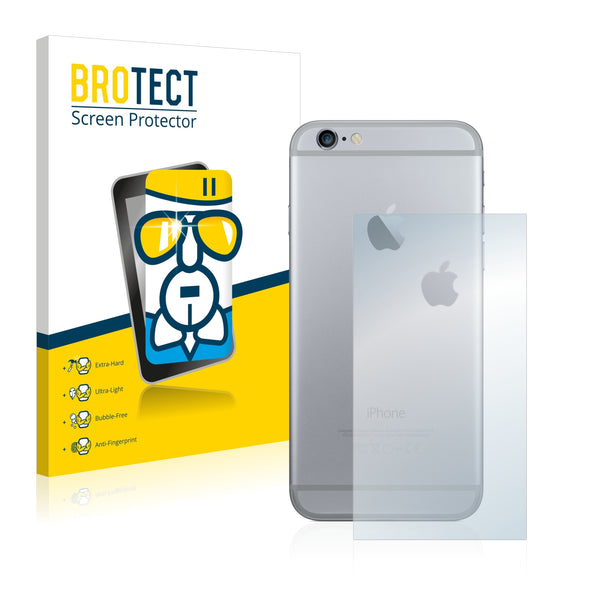 BROTECT AirGlass Glass Screen Protector for Apple iPhone 6 Plus Back side (middle surface + LogoCut)