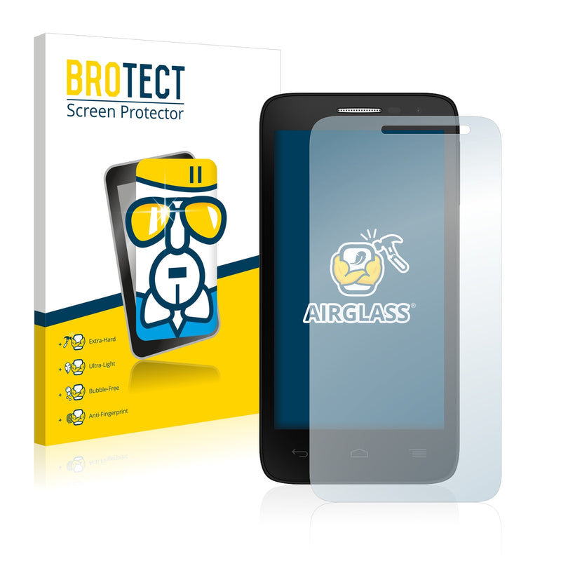 BROTECT AirGlass Glass Screen Protector for Alcatel One Touch Pop D5 5038D