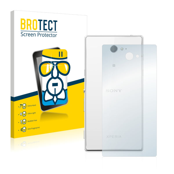 BROTECT AirGlass Glass Screen Protector for Sony Xperia M2 D2303 (Back)