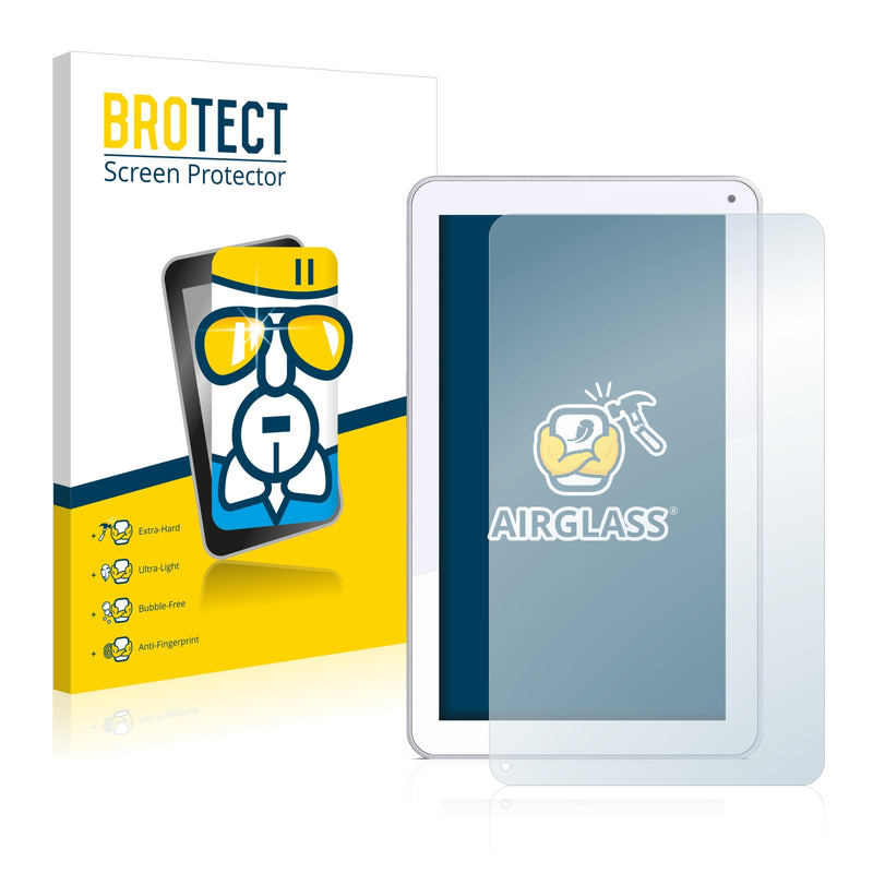 BROTECT AirGlass Glass Screen Protector for Odys Ieos Quad White Edition