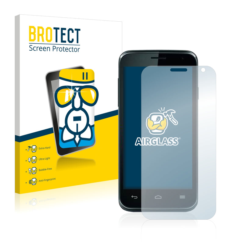 BROTECT AirGlass Glass Screen Protector for Vodafone Smart 4