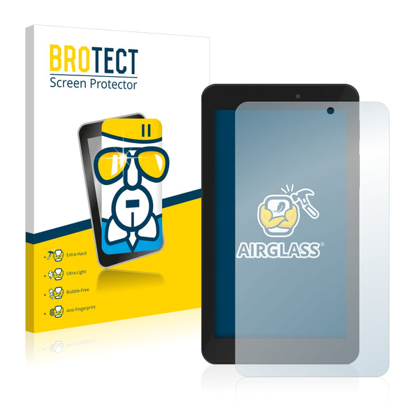 BROTECT AirGlass Glass Screen Protector for TrekStor SurfTab breeze 7.0 quad