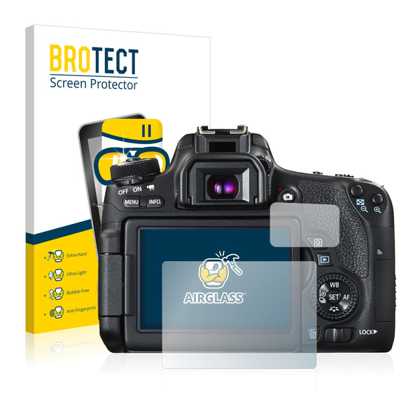 BROTECT AirGlass Glass Screen Protector for Canon EOS 760D