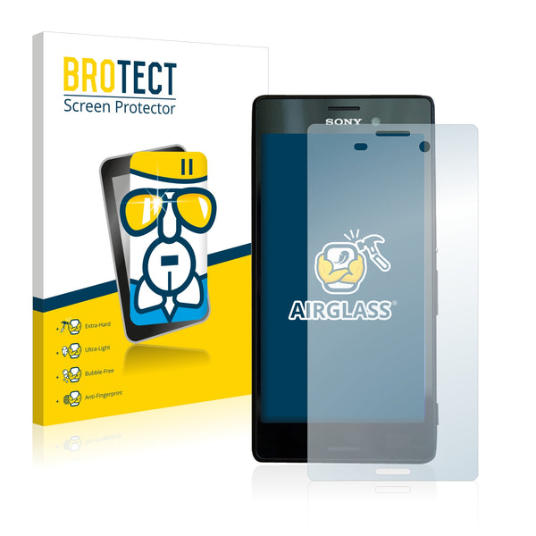 BROTECT AirGlass Glass Screen Protector for Sony Xperia M4 Aqua
