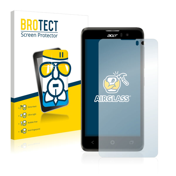 BROTECT AirGlass Glass Screen Protector for Acer Liquid Z520 Plus