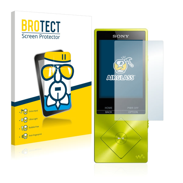 BROTECT AirGlass Glass Screen Protector for Sony NW-A25HN NW-A20 Series
