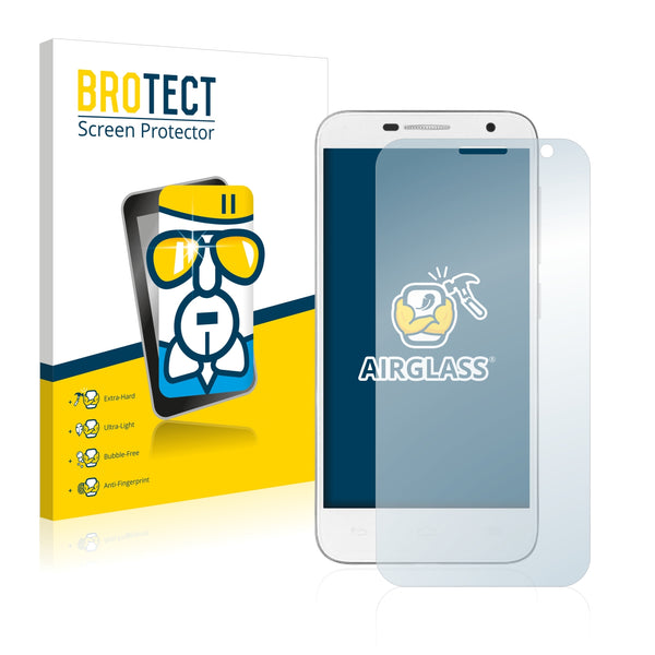 BROTECT AirGlass Glass Screen Protector for Alcatel One Touch Idol 2 Mini L