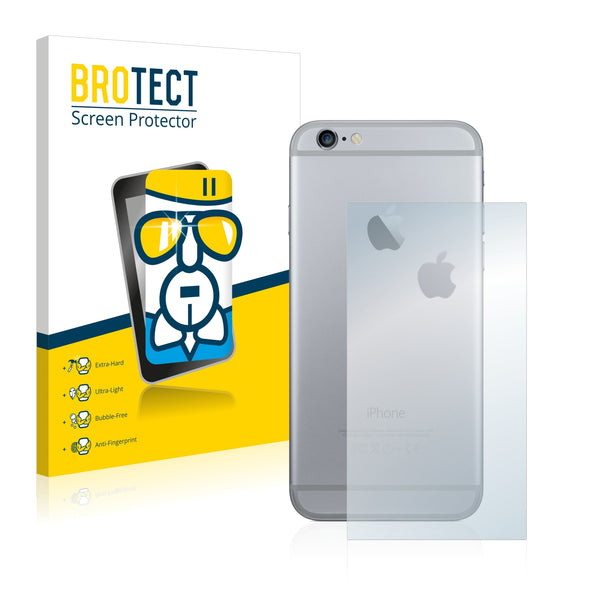 BROTECT AirGlass Glass Screen Protector for Apple iPhone 6S Plus Back side (middle surface + LogoCut)