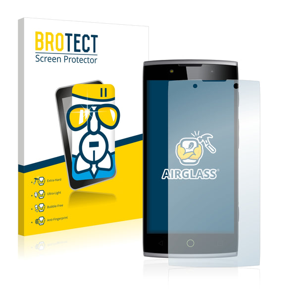 BROTECT AirGlass Glass Screen Protector for Alcatel One Touch Flash 2