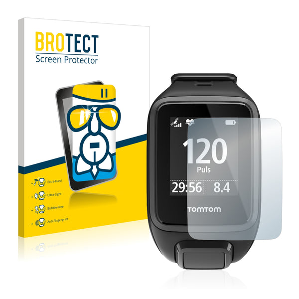 BROTECT AirGlass Glass Screen Protector for TomTom Spark