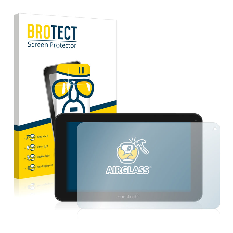 BROTECT AirGlass Glass Screen Protector for Sunstech TAB104QC