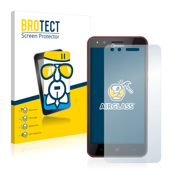 BROTECT AirGlass Glass Screen Protector for NGM You Color E506 Plus