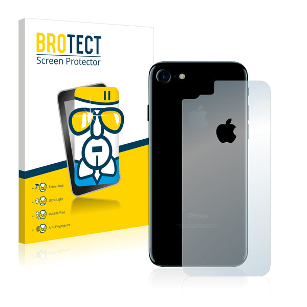 BROTECT AirGlass Glass Screen Protector for Apple iPhone 7 Back side (full surface + LogoCut)