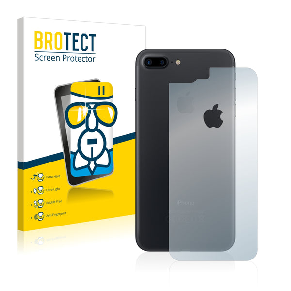 BROTECT AirGlass Glass Screen Protector for Apple iPhone 7 Plus Back side (full surface + LogoCut)