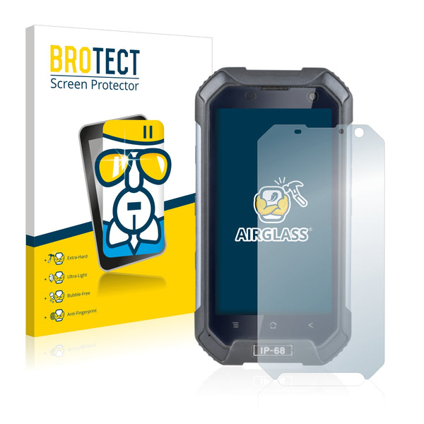 BROTECT AirGlass Glass Screen Protector for GoClever Quantum 470 Pro