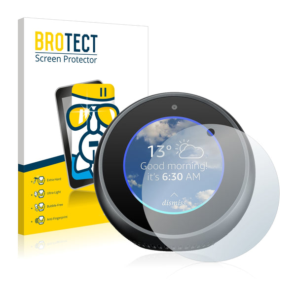 BROTECT AirGlass Glass Screen Protector for Amazon Echo Spot