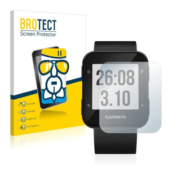 BROTECT AirGlass Glass Screen Protector for Garmin Forerunner 30