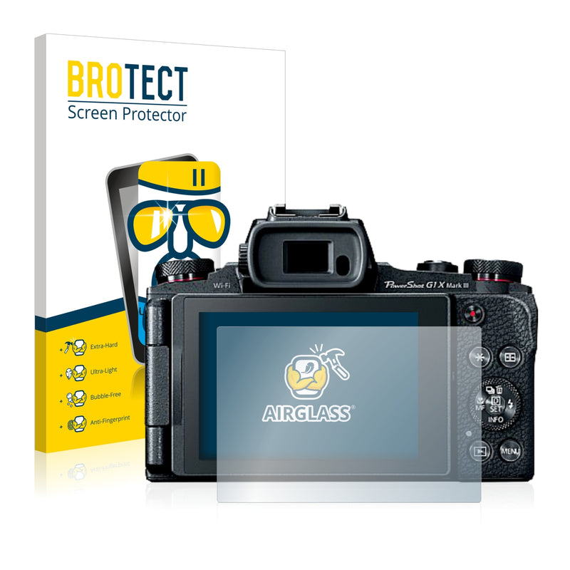 BROTECT AirGlass Glass Screen Protector for Canon PowerShot G1 X Mark III